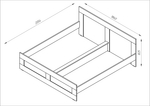 Кровать Сириус 180х200 (сонома)