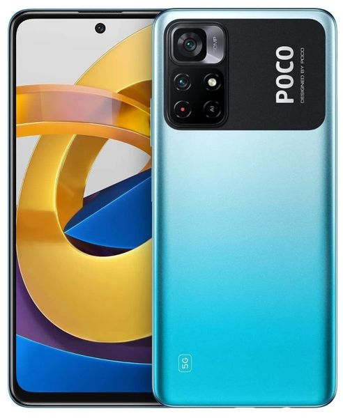 Смартфон Xiaomi Poco M4 Pro 5G 4/64 ГБ RU (Холодный синий)