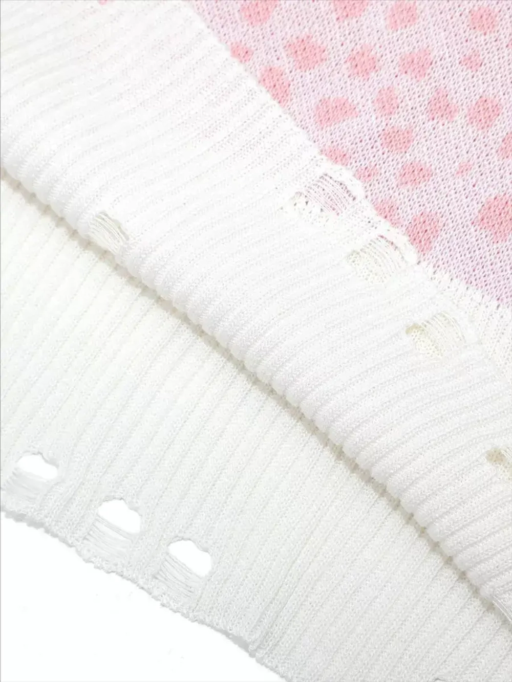 Свитер оверсайз рваный