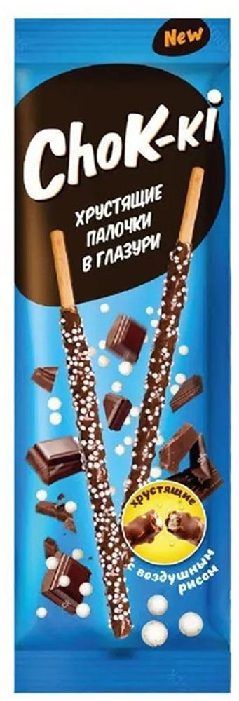 Палочки в глазури Choki-Ki С воздушным рисом 40г