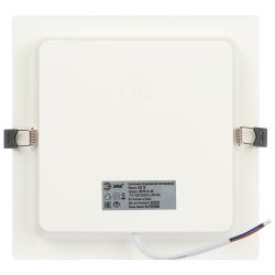 Светильник светодиодный встраиваемый ЭРА LED 18-24-6K квадратный 24Вт 6500К | Downlight