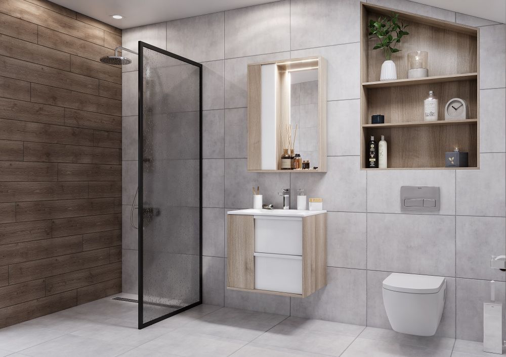 Зеркальный шкаф AQUATON Бостон 60