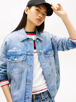 Куртка джинсовая женская TOMMY JEANS OVSZ TRUCKER JACKET