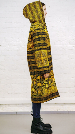 Двустороннее пальто-парка