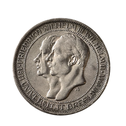 Монета Германии 3 марки 1911 год "Бреславский университет"