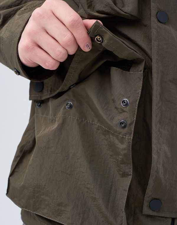 Куртка We Don’t Care Swiss M70 Crinkle Nylon Jacket Khaki - фото 7