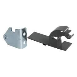 Нижняя петля AEH75596714 холодильника LG с накладкой. Левая сторона