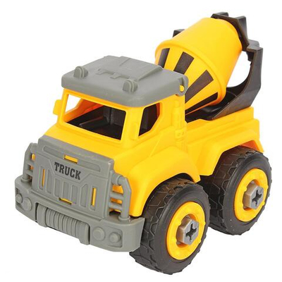 Машинка-конструктор Abtoys Cпецтехника "Городские службы" Бетономешалка с отверткой