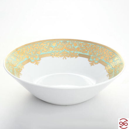 Салатник Falkenporzellan Natalia seladon gold 23 см