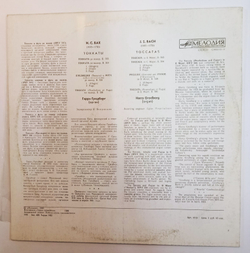 Harry Grodberg Гарри Гродберг, J S Bach Toccatas И.С. Бах Токкаты