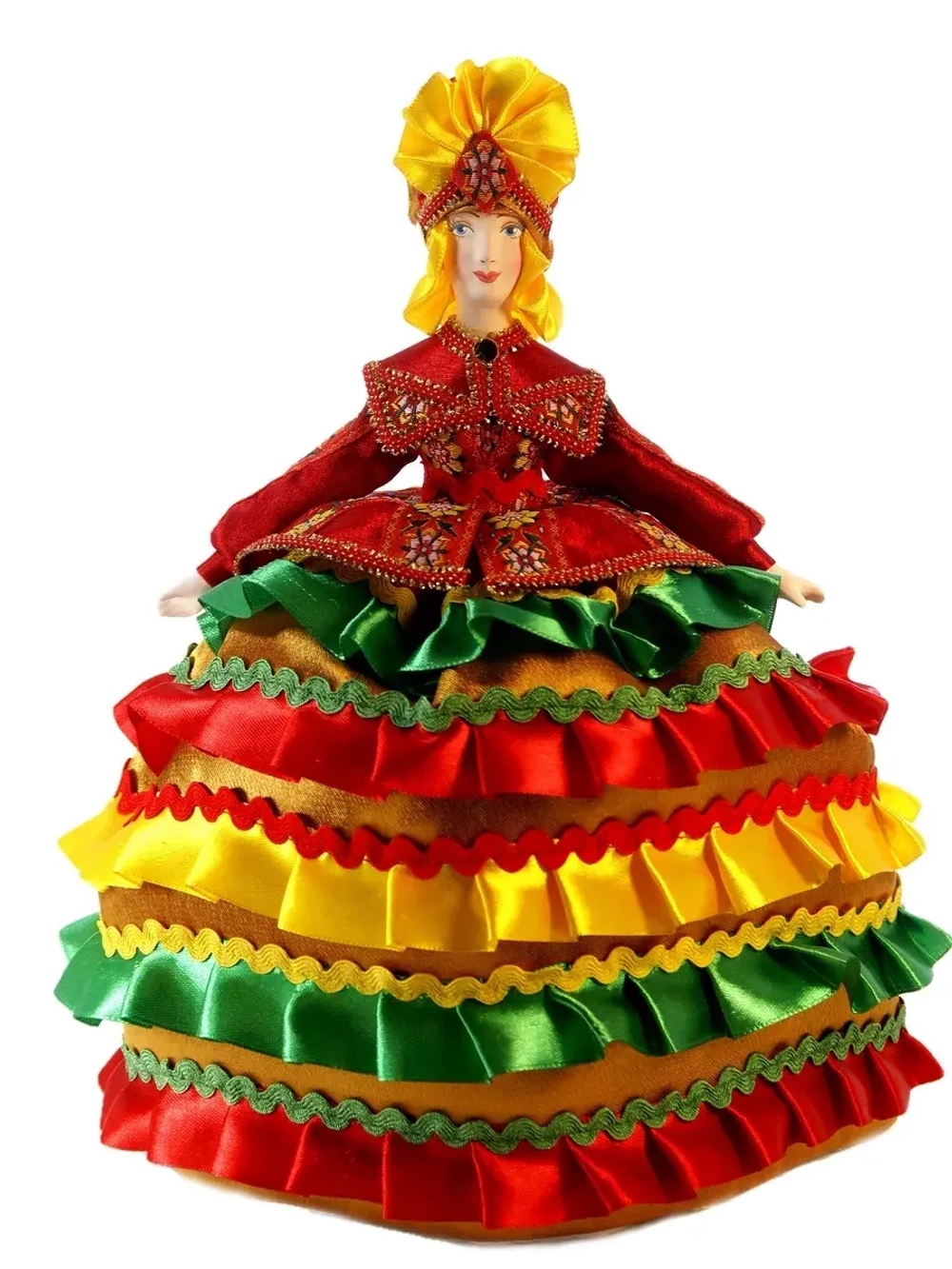 Кукла-грелка на чайник Русская красавица