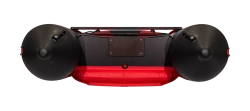 Лодка Таймень NX 3600 НДНД PRO, 3600*1680*465 мм., цвет красный - черный