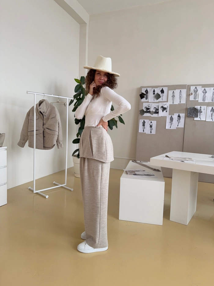 ЮБКА-БАСКА АЛЬМИ БЕЖЕВЫЙ