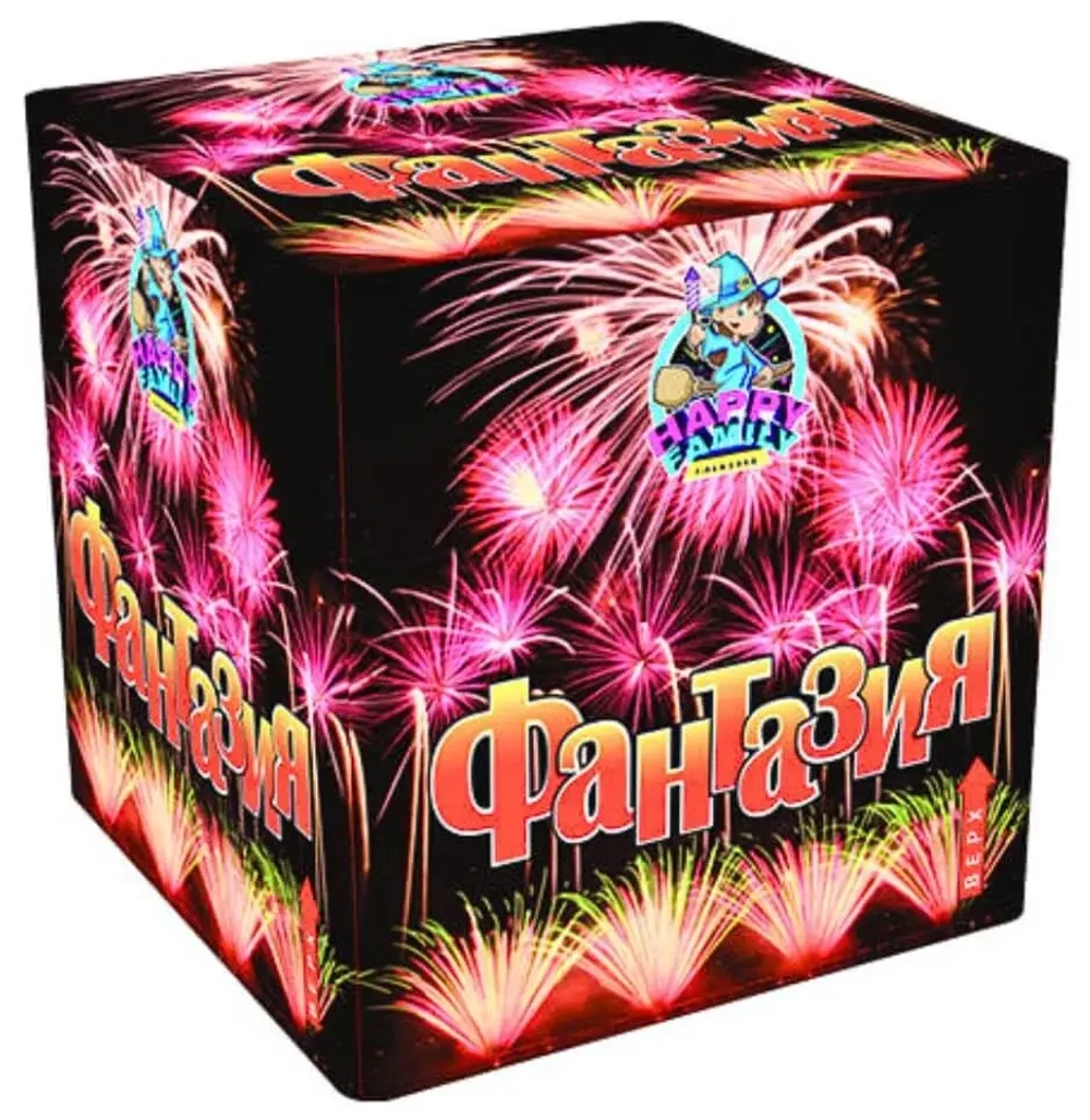 Батарея салютов Фантазия (FP-B112), 25 выстрелов, 20 мм