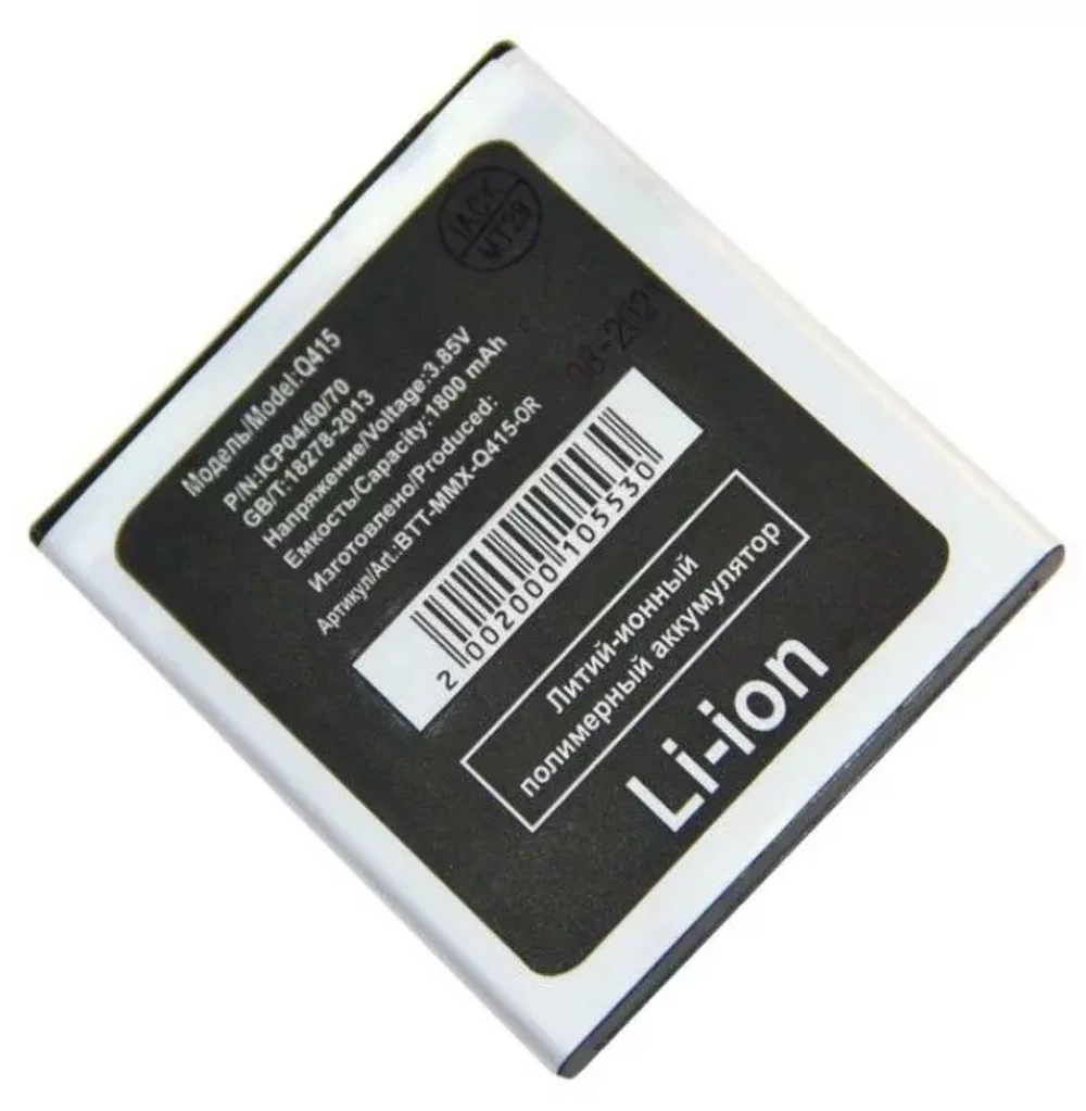 Аккумулятор для Micromax Q415 (Canvas Pace)