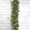 Хвойная ветвь Чарующая 180*30 см., 48 теплых-белых LED ламп, 100% литая хвоя, ЕлкиТорг (52092)