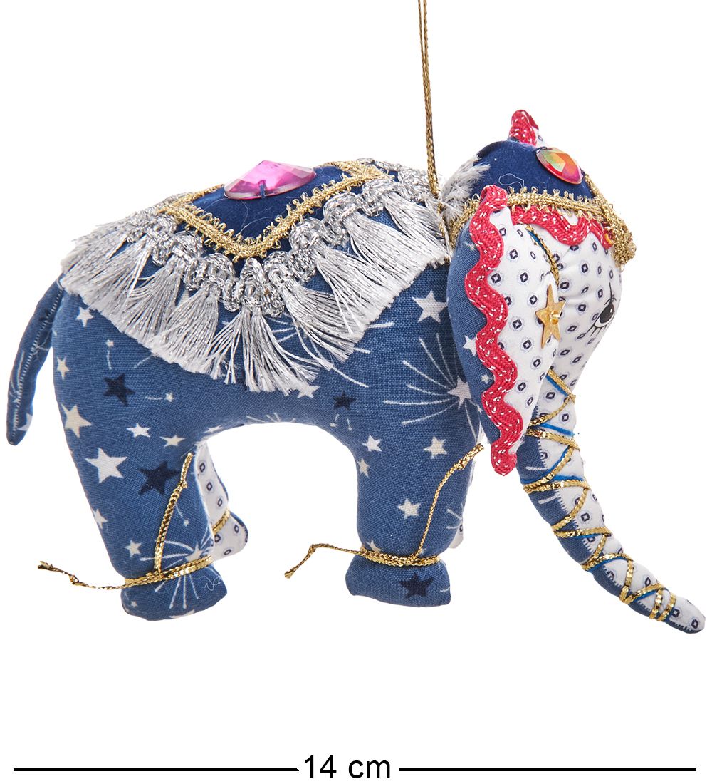 РусКукла RK-509/3 Кукла подвесная «Слон»