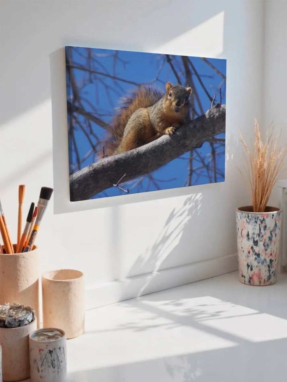 Картина на стену 40 X 50 Белка