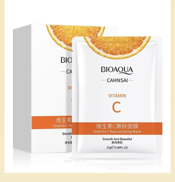 Маска для лица BioAqua Омолаживающая с Витамином С Vitamin С Rejuvenating Mask 25 г