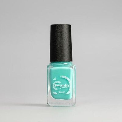 Swanky Stamping Лак для стемпинга S27 бирюзовый, 6мл