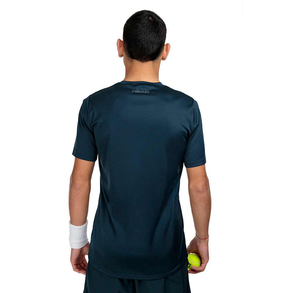 Футболка мужская HEAD Simple T-Shirt M 818811-NV-2XL, р.2XL, полиэстер, темно-синий