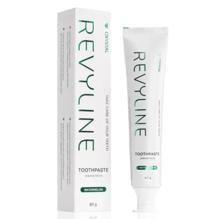 Зубная паста Revyline Crystal Арбуз, без фтора, 80 г