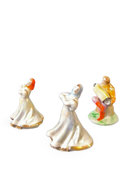 Фарфоровые статуэтки "Русский перепляс" Дулево