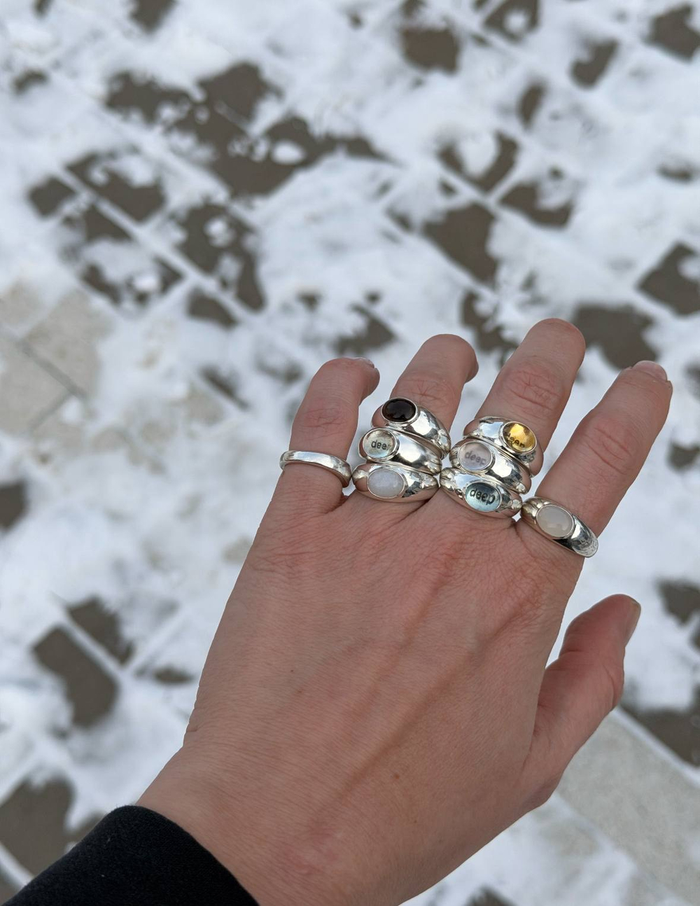 кольцо ЧУВСТВУЙ спокойствие