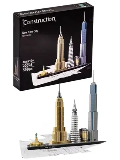Конструктор Архитектура Нью-Йорк 598 деталей 20028