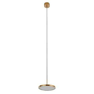 Подвесной светильник LED 8W 3100K 3511/S champagne gold шампань золотой SABINA Newport