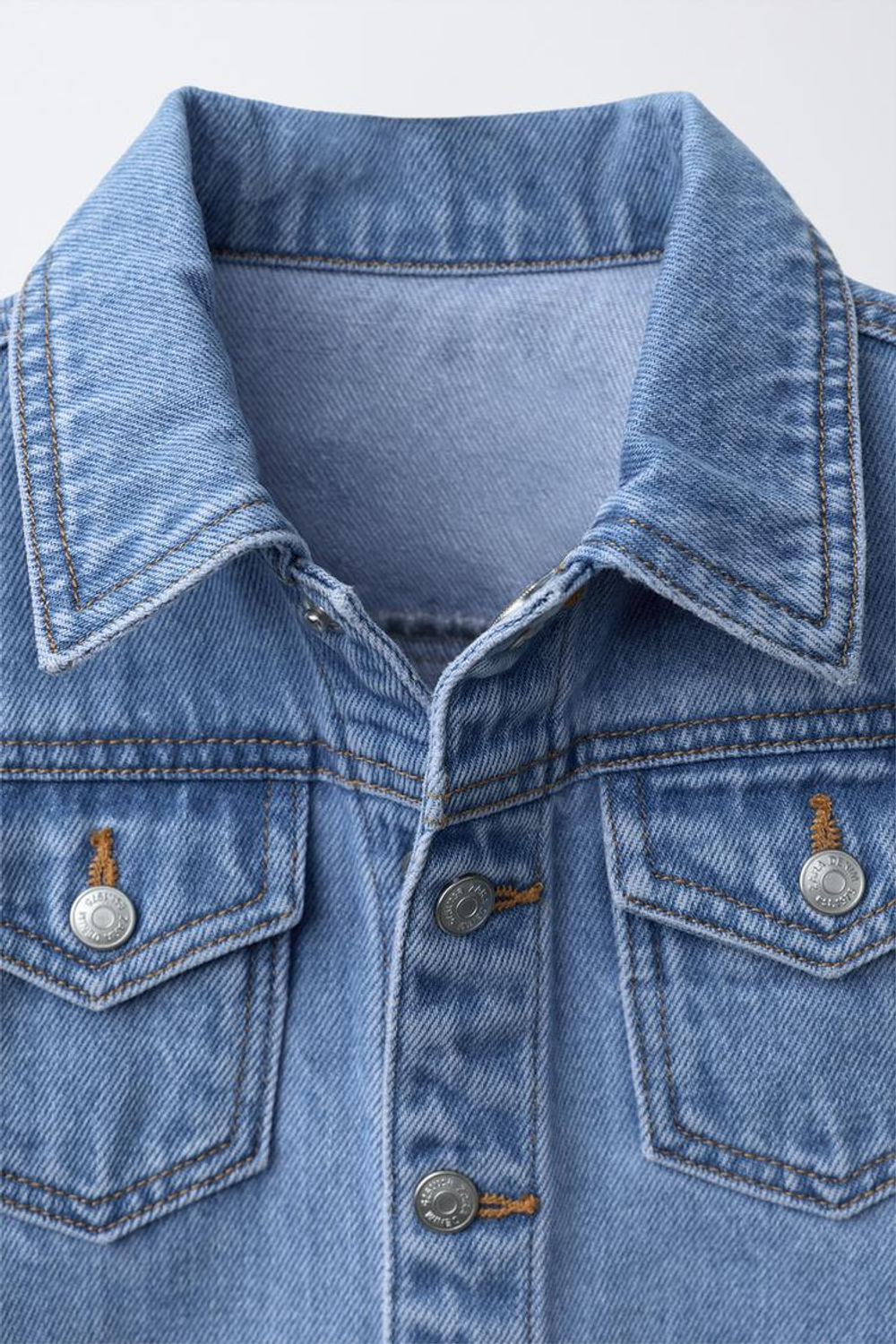 ZARA ДЖИНСОВАЯ КУРТКА, СИНИЙ