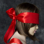 Повязка на глаза красная