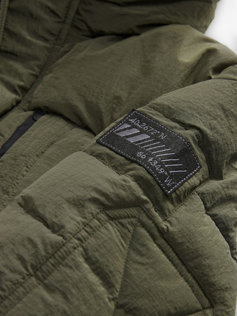 Куртка утепленная с капюшоном для мальчика Next 414-113, Хаки