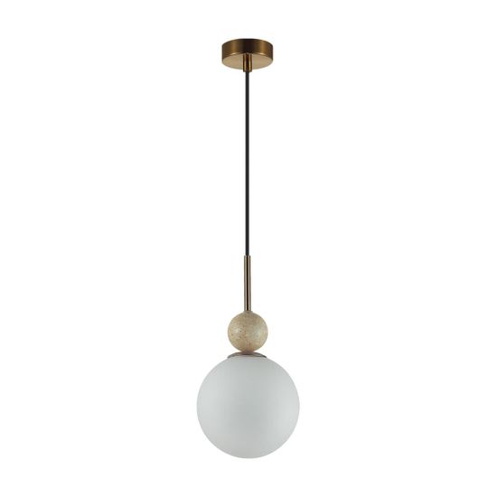 6625/1A MIDCENT ODL26 171 Подвесной светильник бронзовый/белый/камень (травертин)/металл IP20 E14 40W 220-240V LOLLA