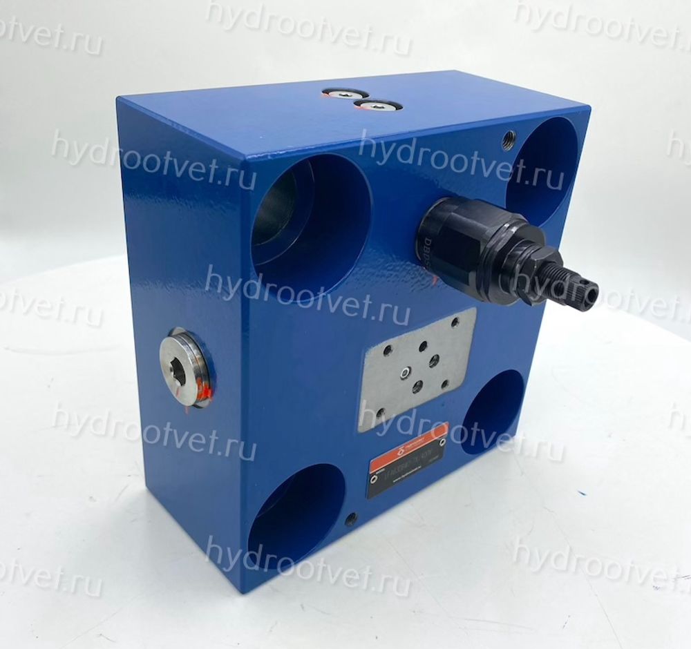 LFA63DBW2-7X/315 - Крышка для логического клапана, типоразмер Ду63 функционал - DBW2 = крышка с предохранительным клапаном с ручной настройкой с функцией разгрузки, под установку распределителя Ду6, два выхода X и Y, элемент регулировки - винт под шестигранник с защитным колпачком, диапазон настройки давления до 315 бар, уплотнение NBR