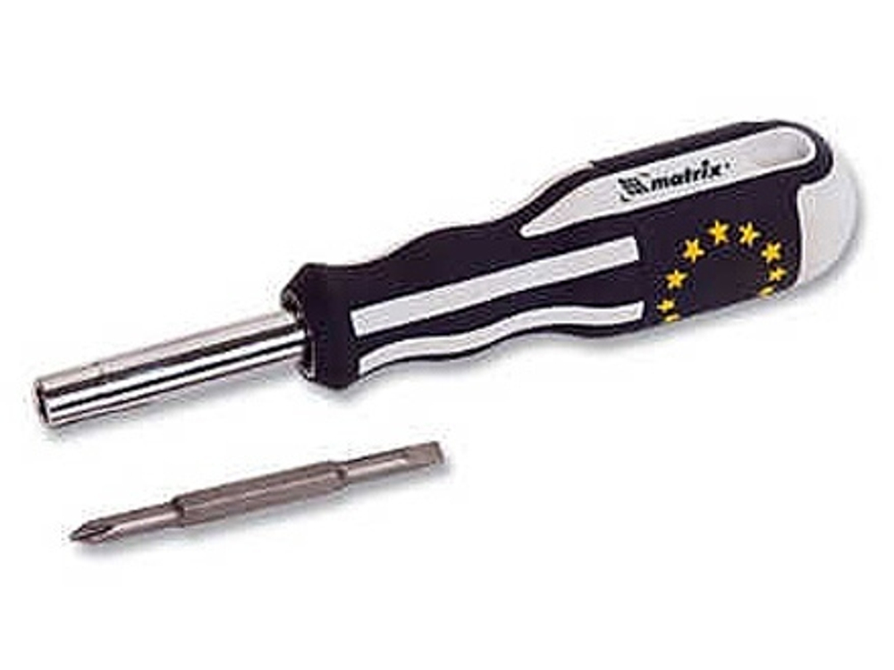 Отвертка комб.SL5,0/Ph1 SL6,0/Ph2 CrV трехкомп.рук.