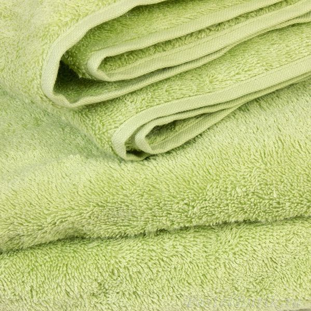 Махровое полотенце Life Style 7007 Uni салатовое от Cawo Германия