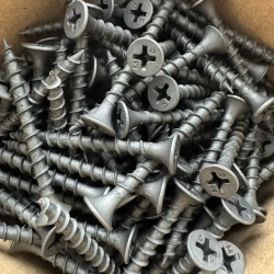 Саморезы по дереву, 3,5 x 25 32 35 41 45 51 мм, набор по 100 шт черные - СамоКреп