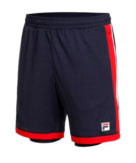 Теннисные шорты Fila Shorts Fabio - navy/fila red