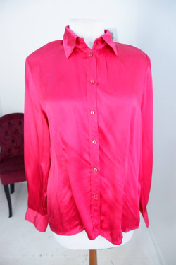 Блузка Delmod шелковая, маркировка 42, визуально 48 размер