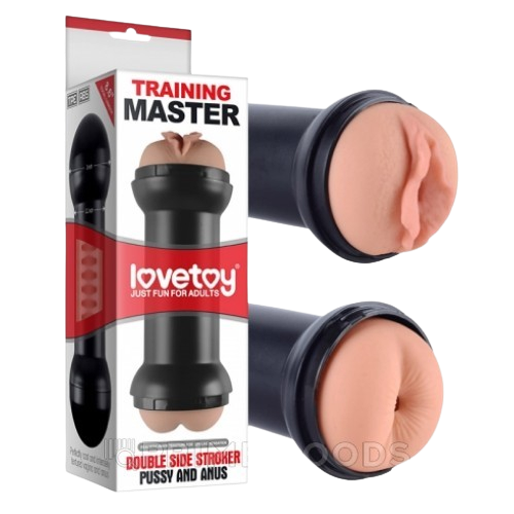 Двусторонний мастурбатор Training Master – вагина и анус