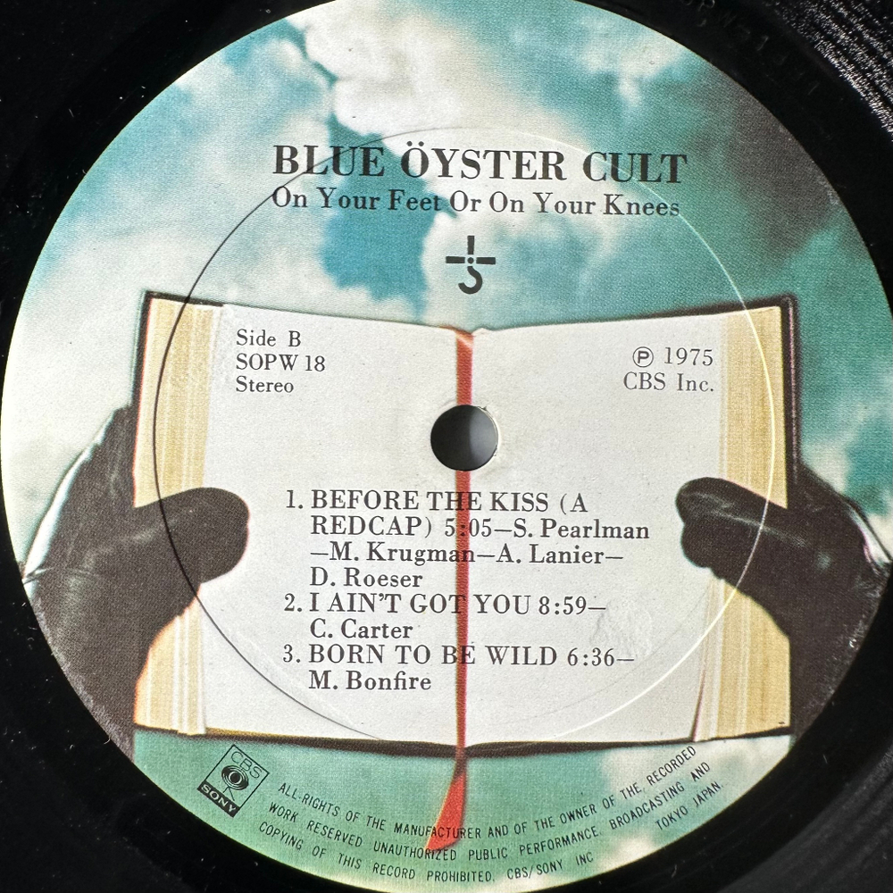 Blue oyster Cult ‎– On Your Feet Or On Your Knees 2LP (Япония 1975г.)