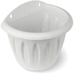 Кашпо настенное пластиковое 3л d-20см «Фелиция» мраморный С121М