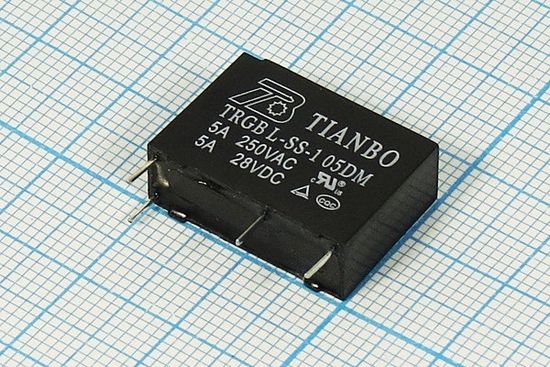 Реле электромагнитное TRGB-L-SS-1-05-DM 5VDC
