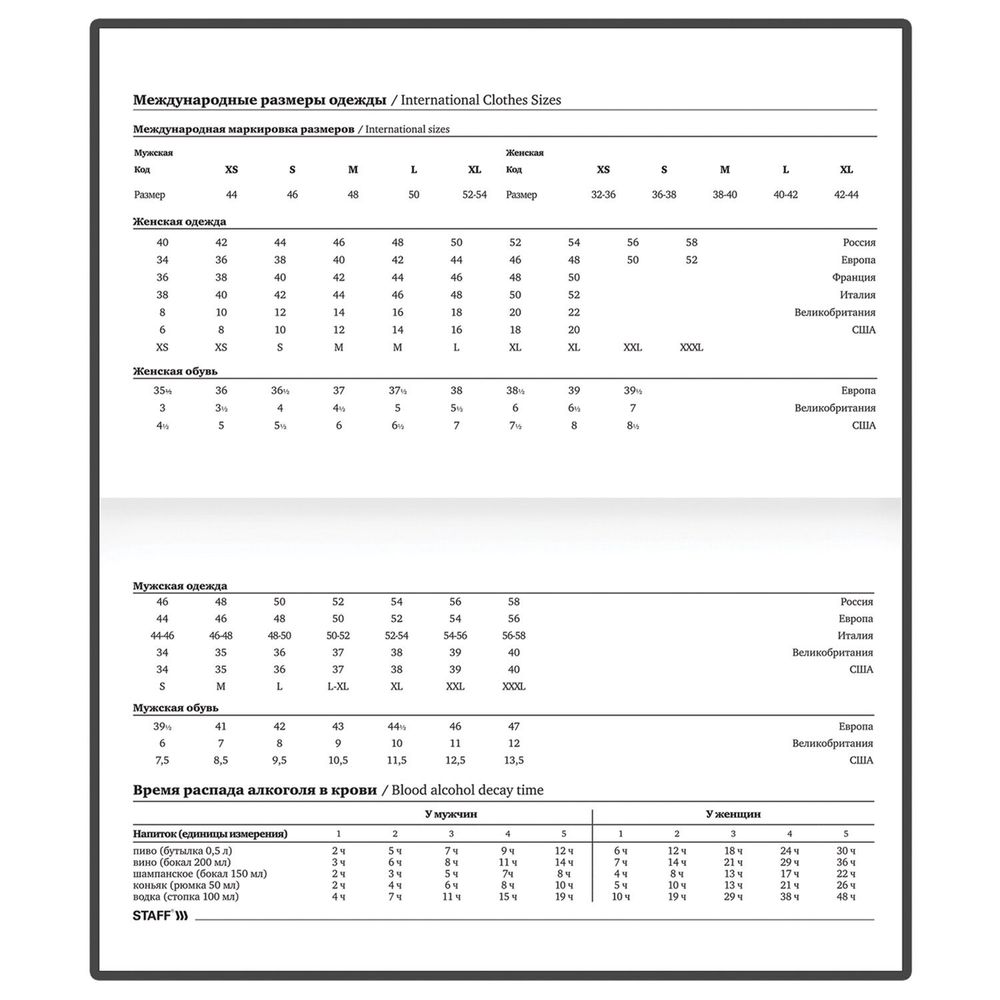 Планинг-еженедельник недатированный (165х90 мм) STAFF твердая обложка УФ-ЛАК 64 л. "Metropolis" (113514)
