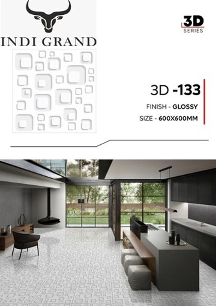Керамогранит 3D 60х60 glossy-133