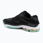 Кроссовки волейбольные Mizuno Wave Voltage 2 black/tangelo/ice green
