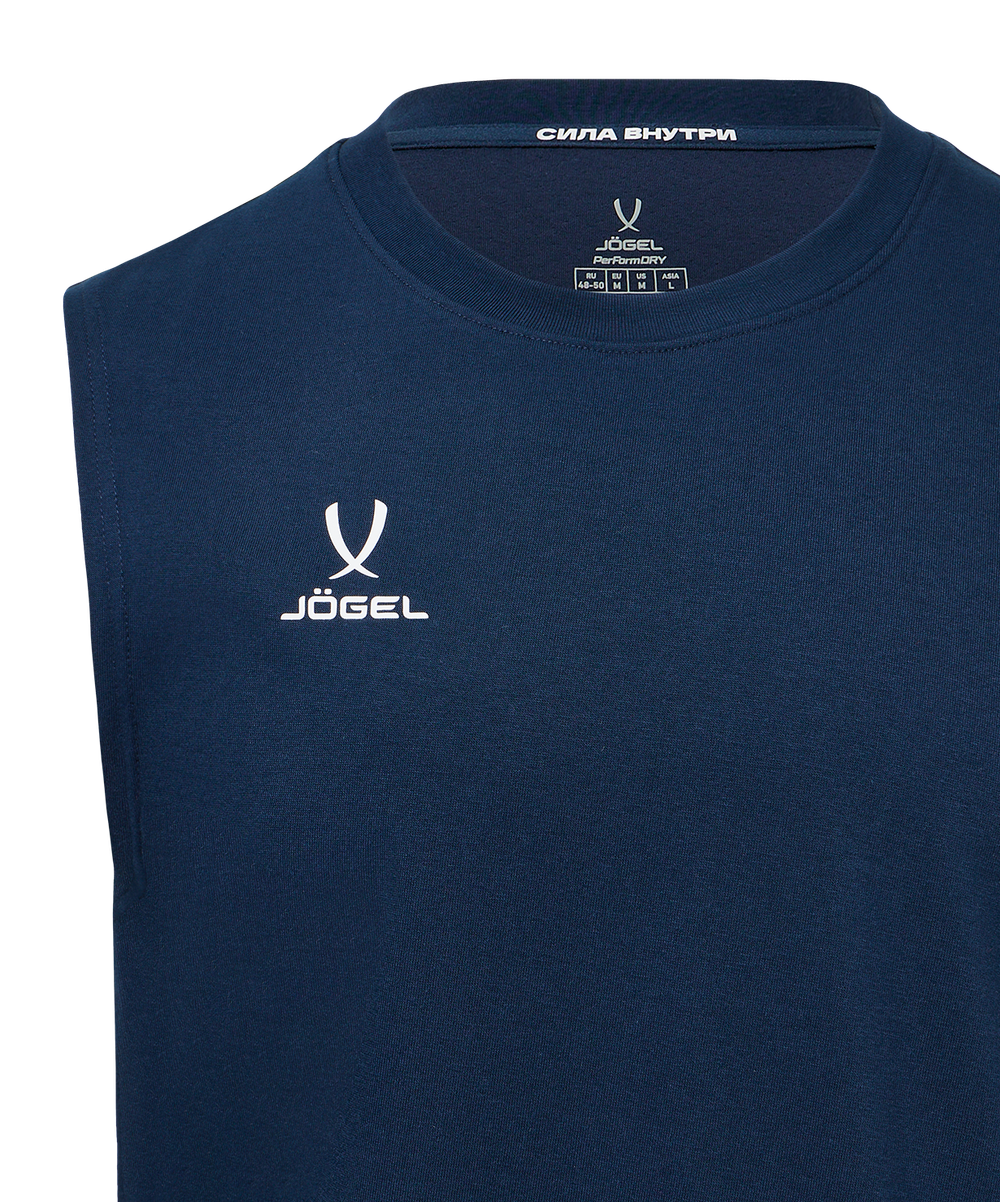 Майка тренировочная JÖGEL DIVISION PerFormDRY Training CVC Z4, темно-синий