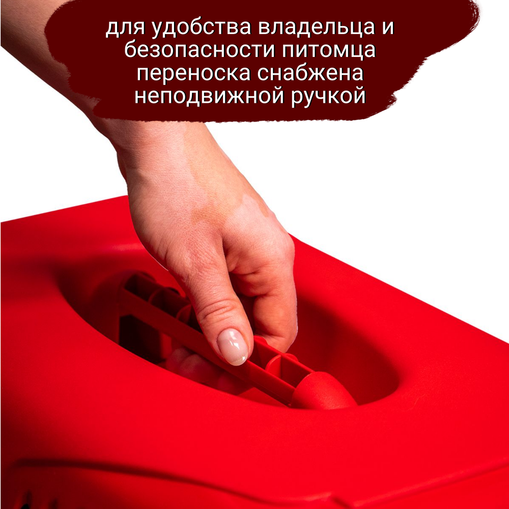 Переноска MPS SIRIO LITTLE 50х33,5х31h см, красная Переноска MPS SIRIO LITTLE 50х33,5х31h см, красная