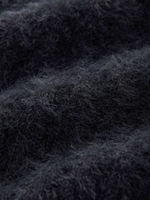 Толстовка пушистая с капюшоном на молнии для девочки Next Q87-988, Темно-серый